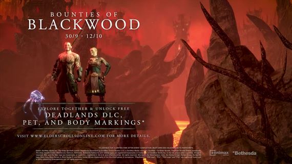 The Elder Scrolls Online dostala Bounties of Blackwood event