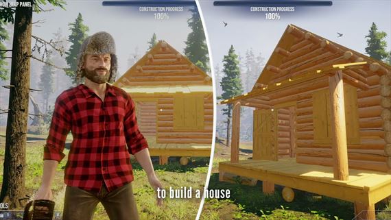 House Builder sa pustil do výstavby moderného domu, zrubu aj iglu