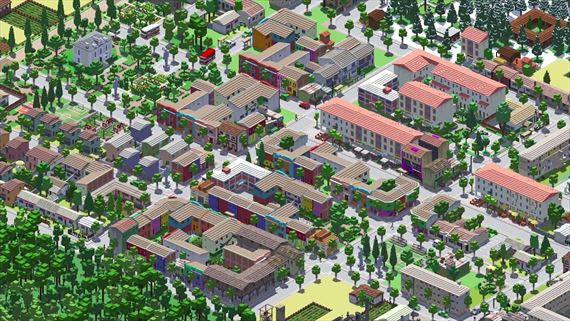 Urbek City Builder bude stavať kockované mesto