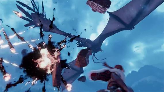 Praey For The Gods zabja montr vo vene zamrznutej krajine