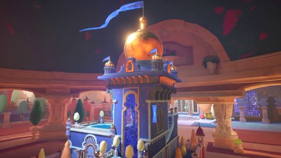 Maquette budci mesiac vstpi do mesta hlavolamov