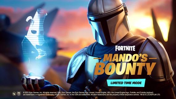 Fortnite dostáva špeciálny režim Mando's Bounty