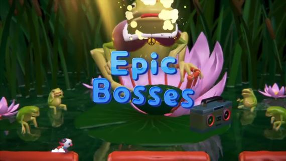 Skákačka Ayo the Clown ukazuje hrateľnosť