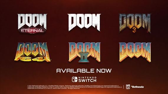 Cel� Doom s�ria je dostupn� na Switchi