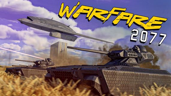 Warfare 2077 pust� do War Thunter bojov super ultra mega vymakan� futuristick� bojov� techniku