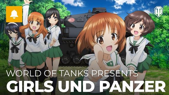 World of Tanks dostal posdku z Girls und Panzer