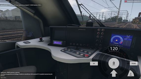 SimRail 2021 ukazuje hrateľnosť a jazdu vlakom 34WE EMU