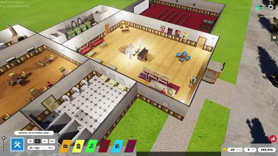 City Block Builder ukazuje vstavbu LA v 50. rokoch