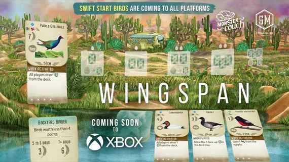 Kartová hra Wingspan vyjde na Xboxe a iOS