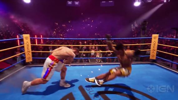 Zahrajte si za Rockyho, Creedovcov, Dragov a ďalších v Big Rumble Boxing: Creed Champions