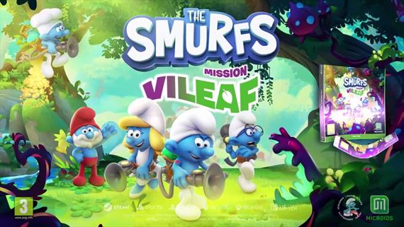 Šmolkovia z The Smurfs - Mission Vileaf sa konečne ukazujú v akcii