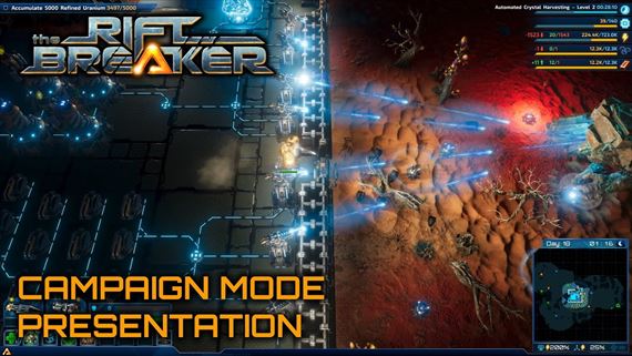 The Riftbreaker predstavuje kampa