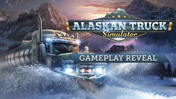 Alaskan Truck Simulator ukazuje drsné podmienky počas jazdy