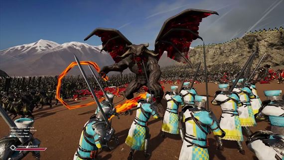 Epic Fantasy Battle Simulator nasadí do boja tisícky jednotiek