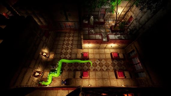 Temple Of Snek z vás spraví hada ochraňujúceho chrám