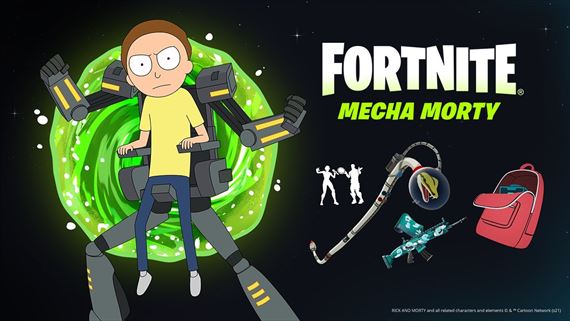 Do Fortnite prišiel Mecha Morty