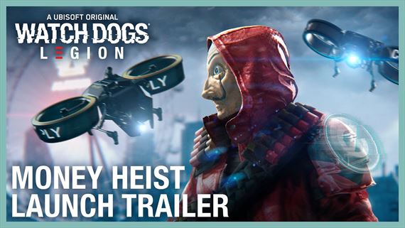 Watch Dogs Legion spúšťa Money Heist crossover misiu