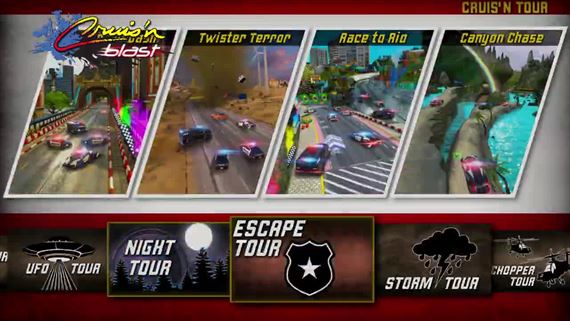 Cruis'n Blast predstavuje svoje trate