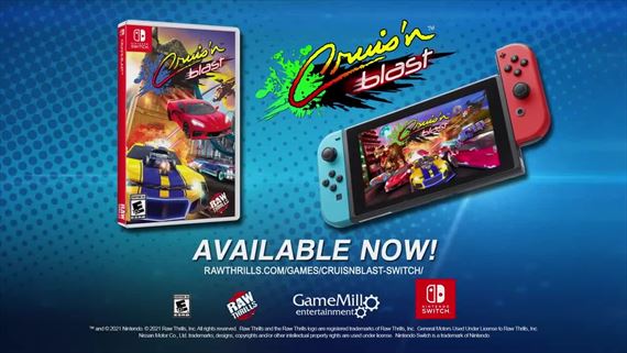 Automatovka Cruis'n Blast vyla na Switch