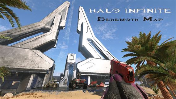 Uk�ka Behemoth mapy z Halo Infinite 