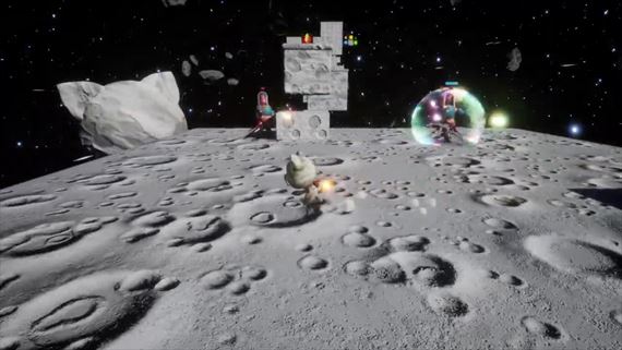 Neko Ghost, Jump! začal poskakovať na púšti, na snehu aj vo vesmíre