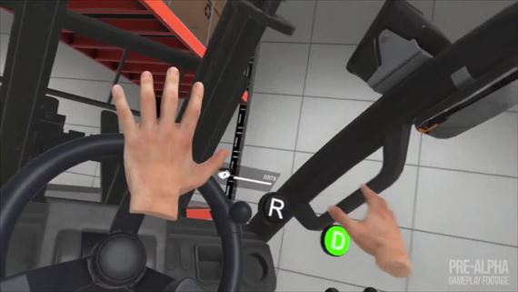 Best Forklift Operator ukazuje VR režim