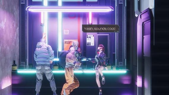 Dystopians z vs sprav vyvrhea v kyberpunkovom meste