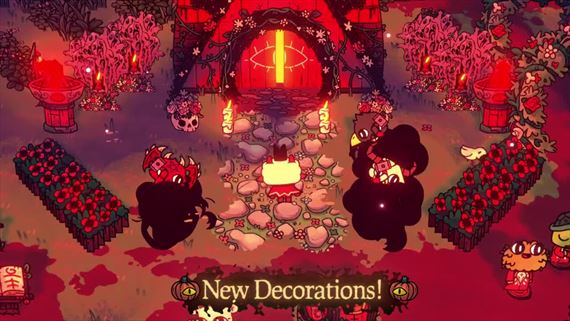 Cult of the Lamb dostáva tematický event Blood Moon Festival