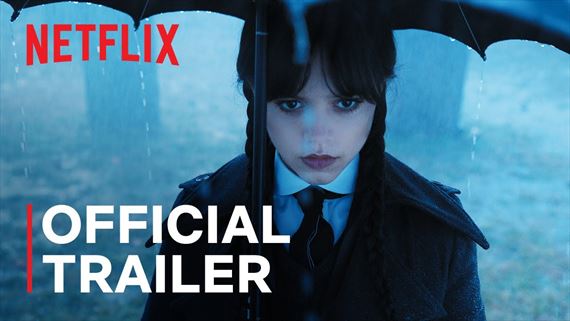 Wednesday Addams - trailer na seri�l