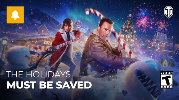 Arnold Schwarzenegger a Milla Jovovich zachraňujú ducha Vianoc vo World of Tanks