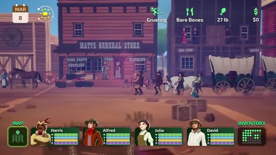 The Oregon Trail prichádza s partiou z divokého západu na PC a Switch