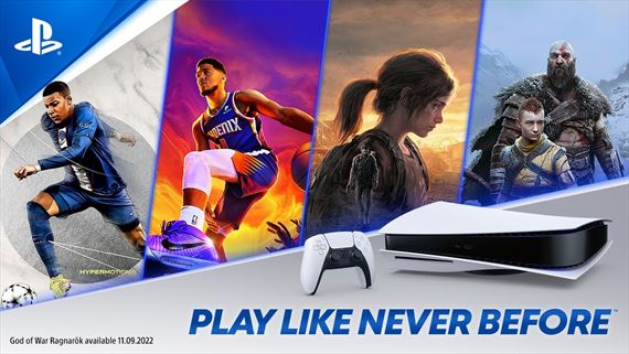 PS5 - Play Like Never Before - reklama