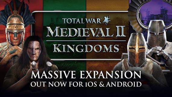 Total War: Medieval II rozširuje mobilnú stratégiu expanziou Kingdoms