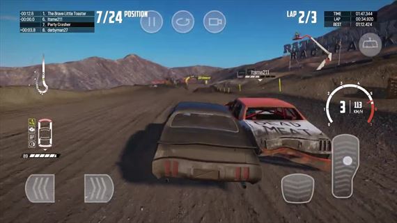 Wreckfest Mobile už vyrazil na trať a búra na telefónoch