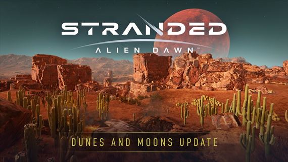 Stranded: Alien Dawn predvádza svoj prvý update Dunes and Moons