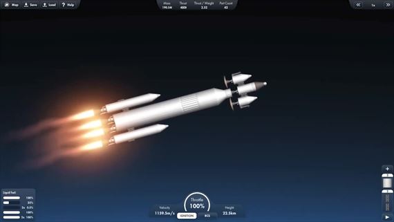 Spaceflight Simulator odtartoval do Early Access