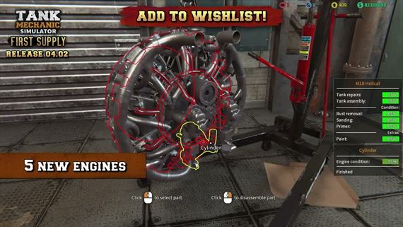 Tank Mechanic Simulator dostal First Supply DLC