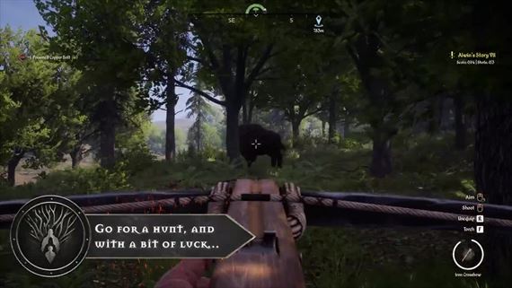 Medieval Dynasty predvdza lov a veanie trofej na stenu