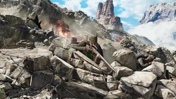 Isonzo m naplnovan bitku v Alpch na jese