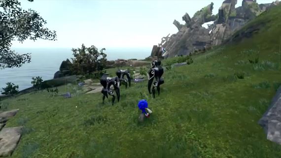 Pozrite sa na Switch verziu Sonic Frontiers v pohybe