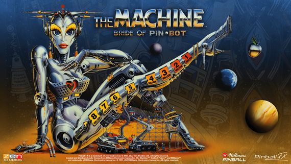Pinball FX dostáva The Machine: Bride of Pin·Bot stôl