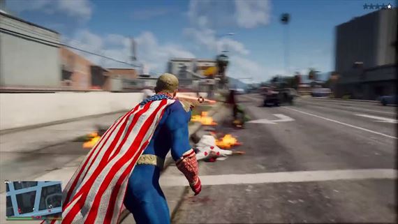 Ako vyzerá GTA 5 s Homelanderom?