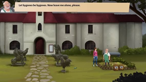 Intruder in Antiquonia p�tra so Sarah po jej identite