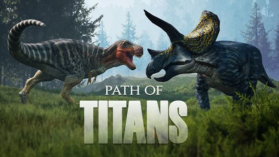 Path of Titans poštve proti sebe dinosaury v beta teste