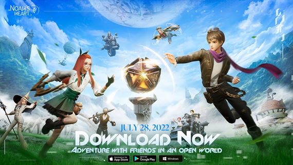 Sci-fi MMO Noah's Heart dnes vychádza na PC a mobiloch