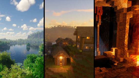 Takto vyzerá Minecraft s Kappa PT shader modom