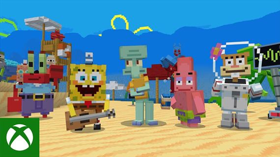 Spongebob x Minecraft DLC predstaven