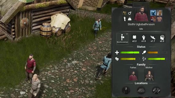 Land of the Vikings z vs sprav jarla s vlastnou osadou severanov