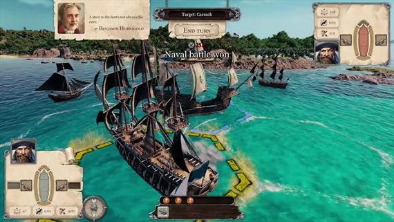 Tortuga: A Pirate's Tale pred vyplvanm upozoruje na potreby posdky