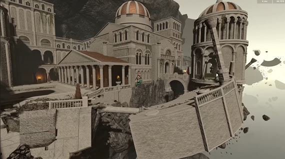 Elden Ring mapa bola pretvoren v Halo Infinite